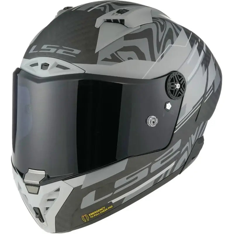 LS2 FF805 Thunder Carbon Gp Aero Polar Mattsvart