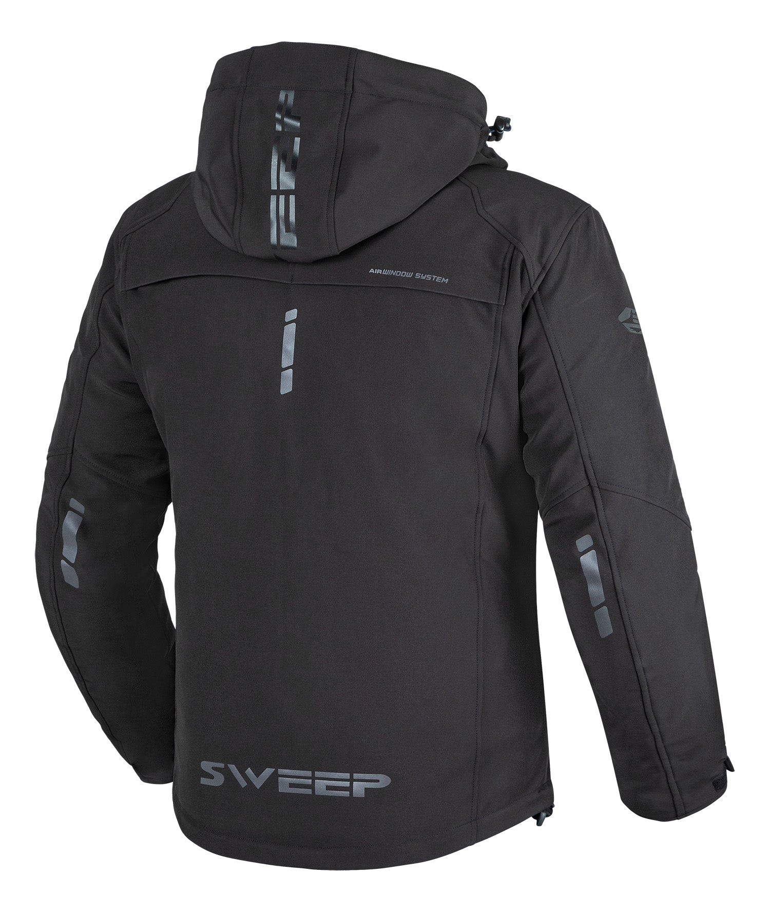 Sweep Suburb Softshell Jacka Svart detaljbild