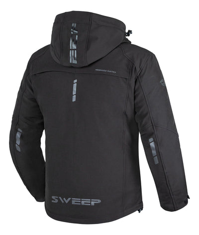 Sweep Suburb Softshell Jacka Svart detaljbild