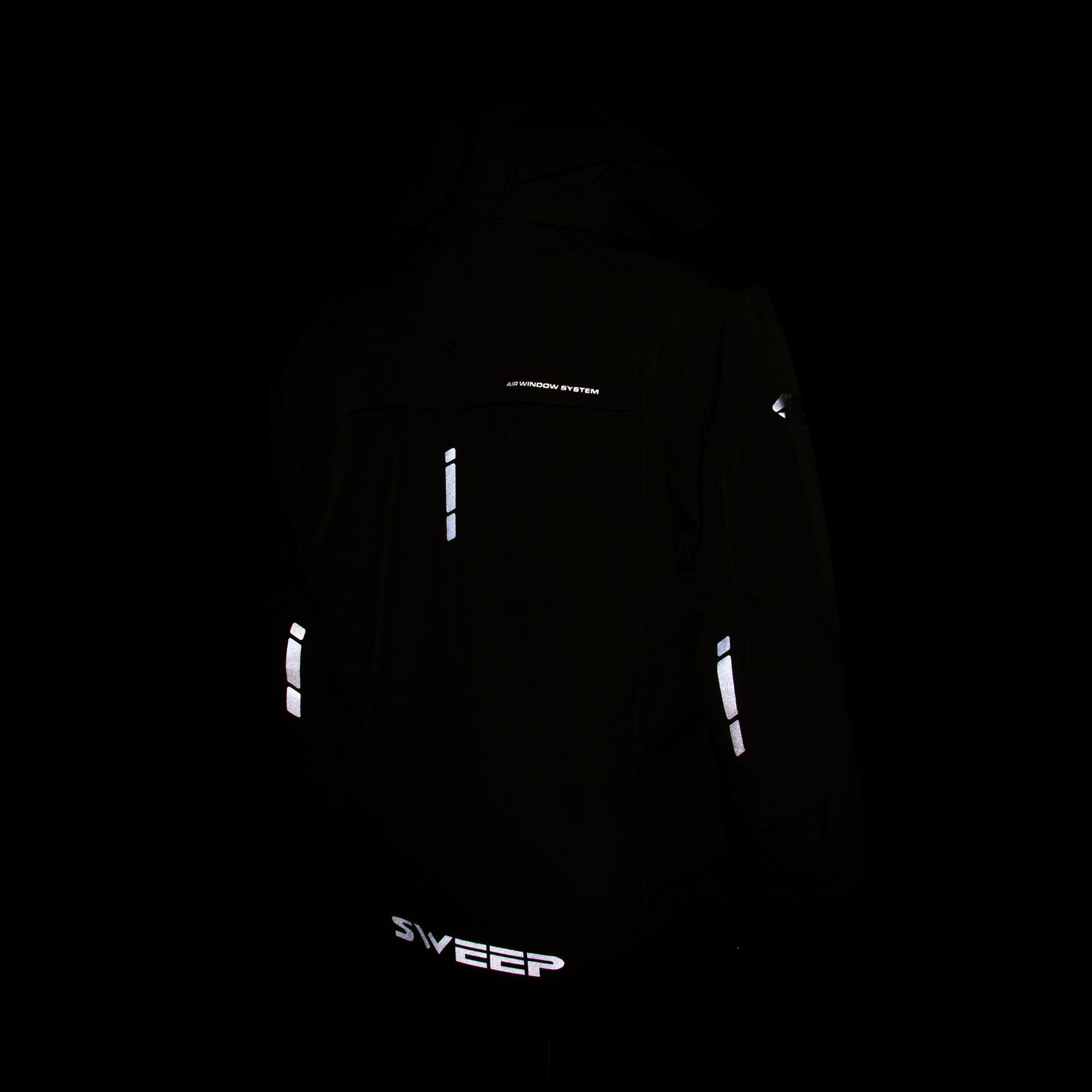 Sweep Suburb Softshell Jacka Svart detalj