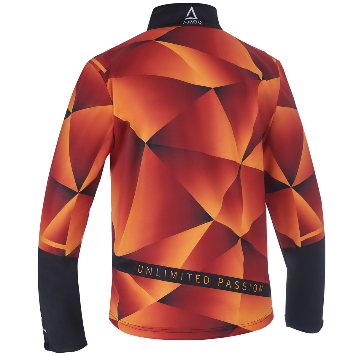 AMOQ Apex V2 Racing softshell skoterjacka svart/orange