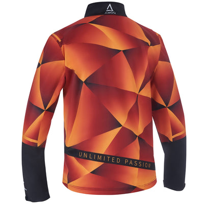 AMOQ Apex V2 Racing softshell skoterjacka svart/orange