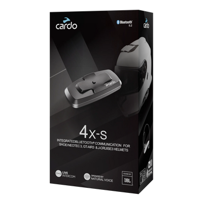 Cardo 4X-S för Shoei Generation 3 förpackning