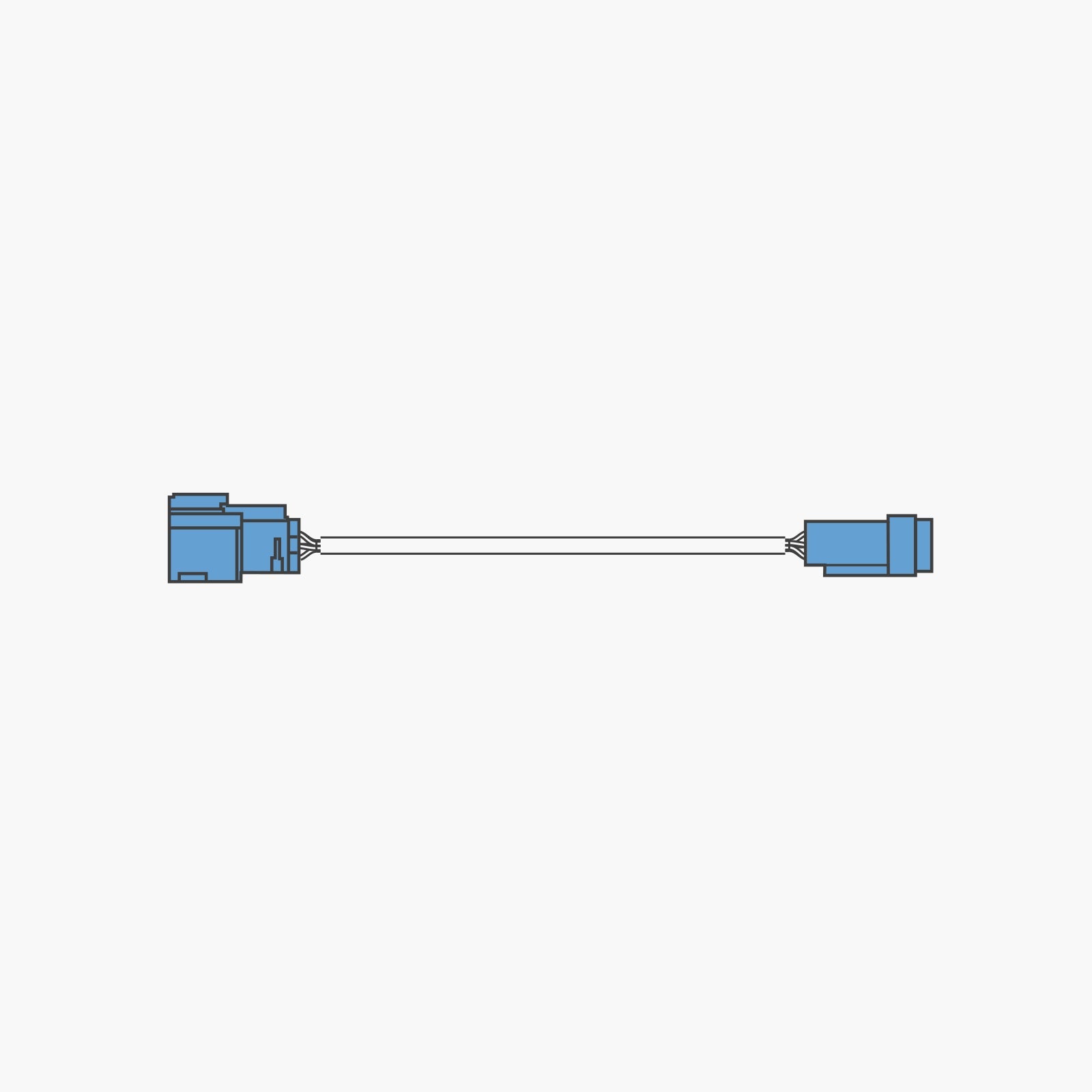 Chigee OBD-adapterkabel Delphi 6-pin – produktbild