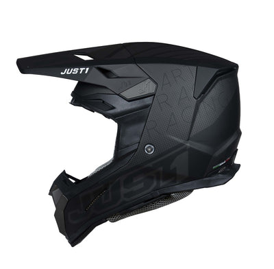 Just1 J-22 F Crosshjälm Titanium/Svart