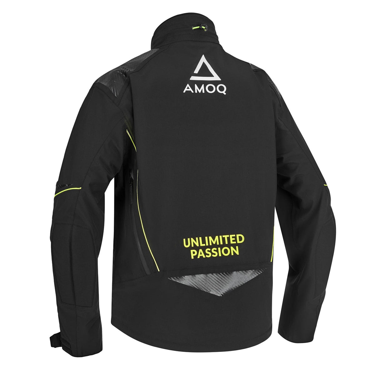 AMOQ Caliber V2 skoterjacka svart/HiVis gul