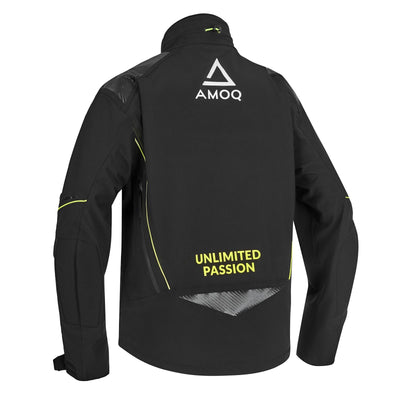 AMOQ Caliber V2 skoterjacka svart/HiVis gul