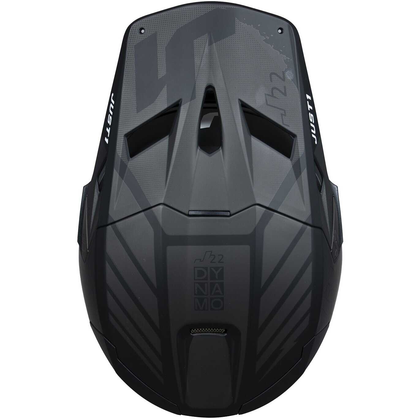 Just1 J-22 F Crosshjälm Titanium/Svart