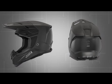 Just1 J-22 F Crosshjälm Titanium/Svart