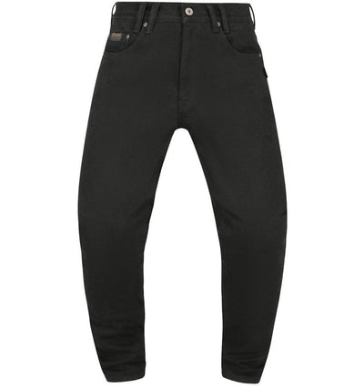 Richa Ragnar Kort Svart MC-jeans detalj